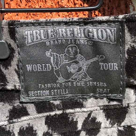 True Religion Brand Jeans: velvety leopard pants - Picture 7 of 7